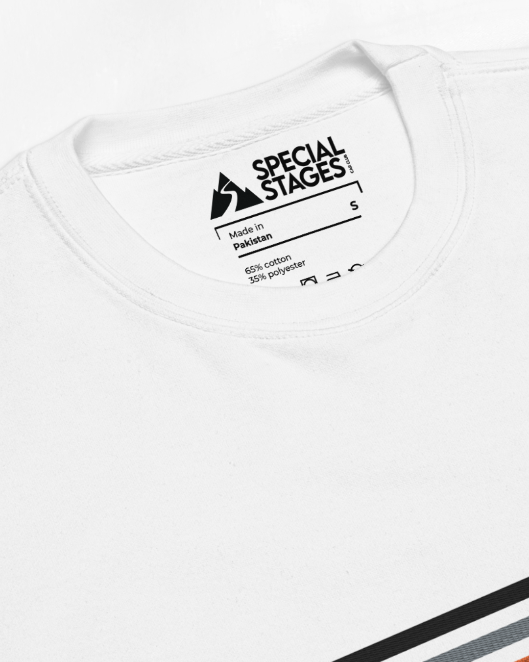 Felpa girocollo ricamata Tripoloski bianca