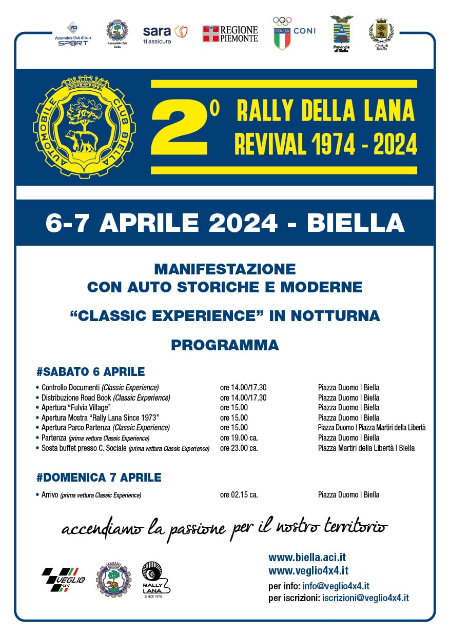 Rally della Lana Revival 2024